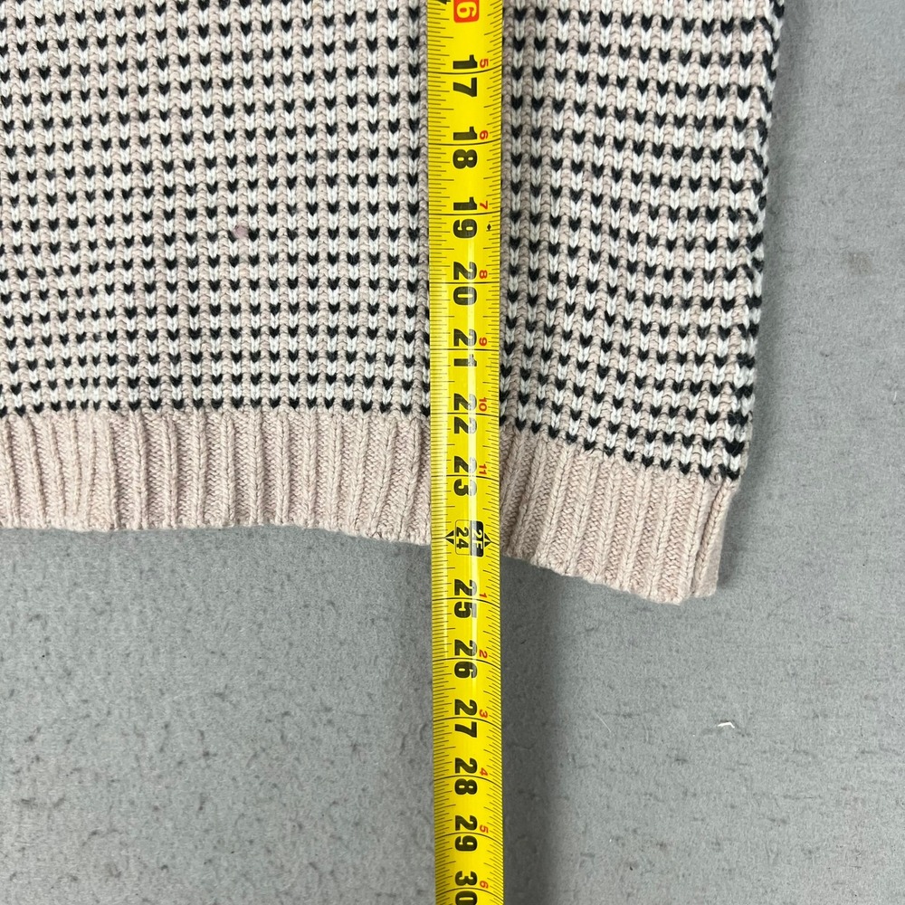 Banana Republic Womens M Cotton Wool Blend Textured Crewneck Sweater Light Pink - Picture 6 of 7